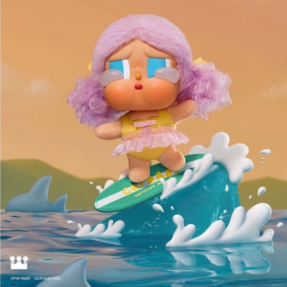 POP MART Other - New Pop Mart Crybaby Vacation Mode On Let’s Surf Sealed